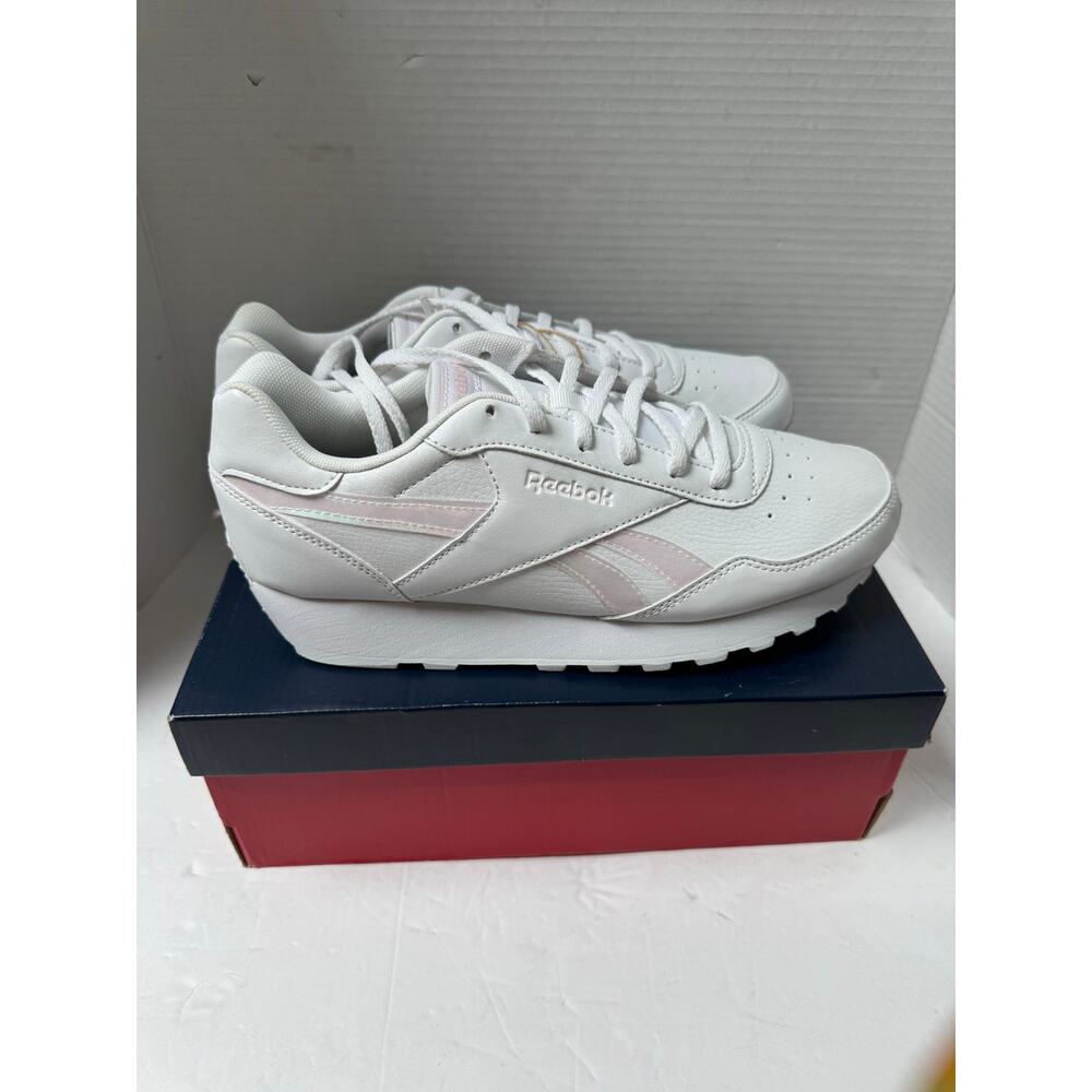 Reebok Rewind Run Women's White Pink Running Sneaker Size 9.5 NWT